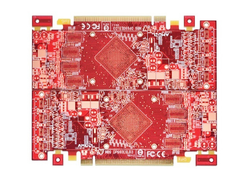 Industrial computer graphics card board
